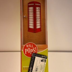 UCreate Wall POP London Phone Booth Message Board Dry Erase Decal 22" x 28" NIB